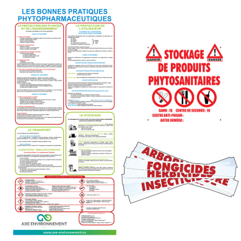 Kit signalétique complet pour local phyto