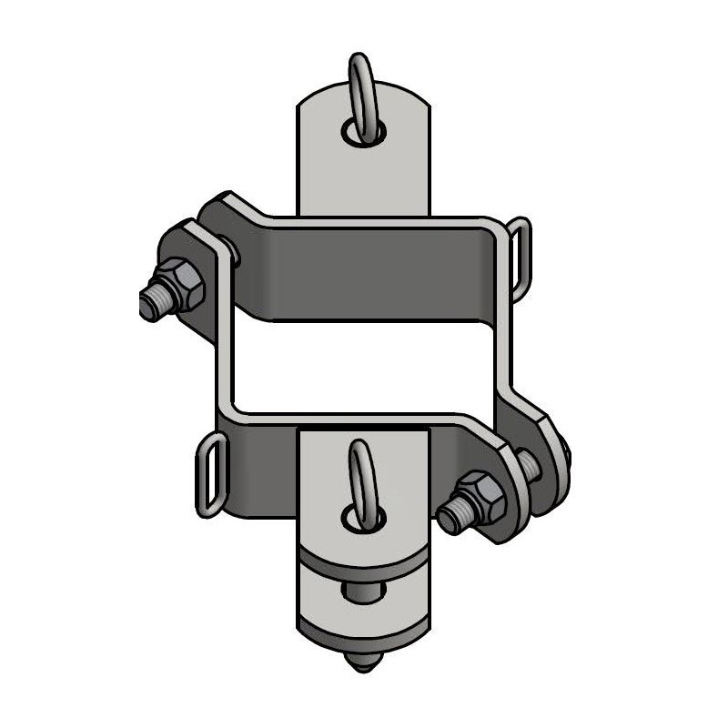 BRIDE POUR POTEAU CARRE 100 X 100