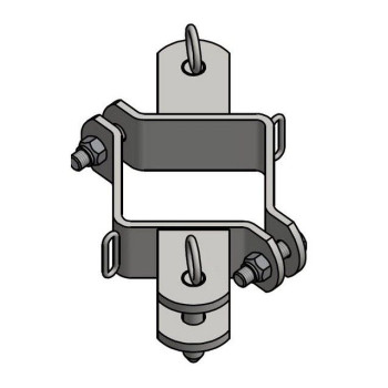 BRIDE POUR POTEAU CARRE 100 X 100