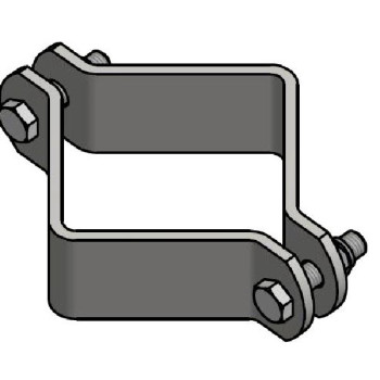 BRIDE POUR POTEAU CARRE 100 X 100
